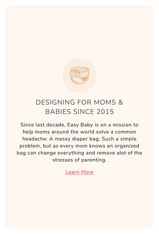 Easy Baby Travelers Seersucker Style Diaper Bag Organizer Pouches Starter Set of 4